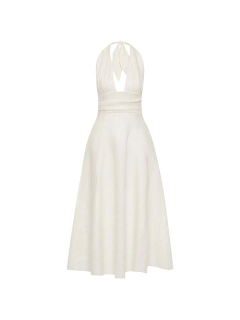 Faithfull the Brand Bianca halter-neck midi dress - White - zdjęcie produktu nr 1