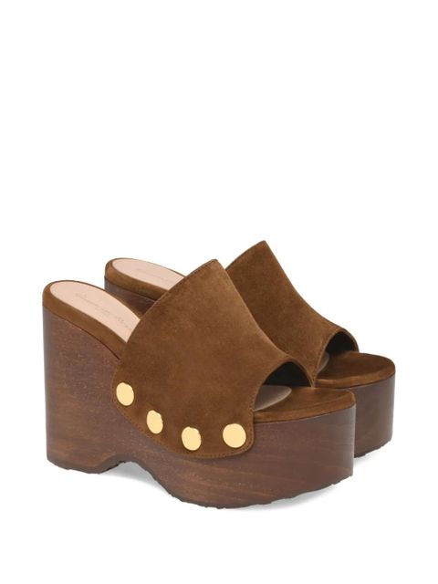 Gianvito Rossi studded platform sandals - Brown - zdjęcie produktu nr 2