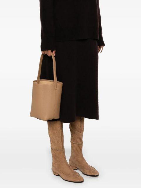 The Row small N/S Park tote bag - Brown