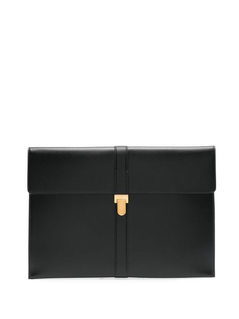 The Row leather clutch bag - Black - zdjęcie produktu nr 1