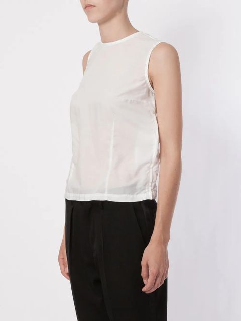 Comme Des Garçons round neck tank top - White