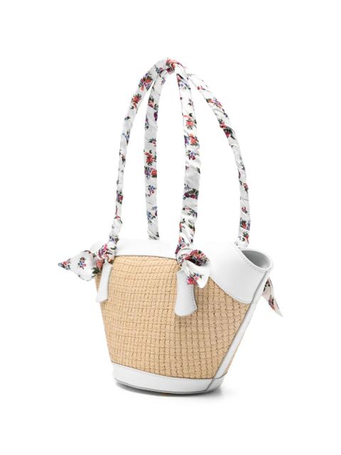 Dolce & Gabbana floral-handle tote bag - Neutrals