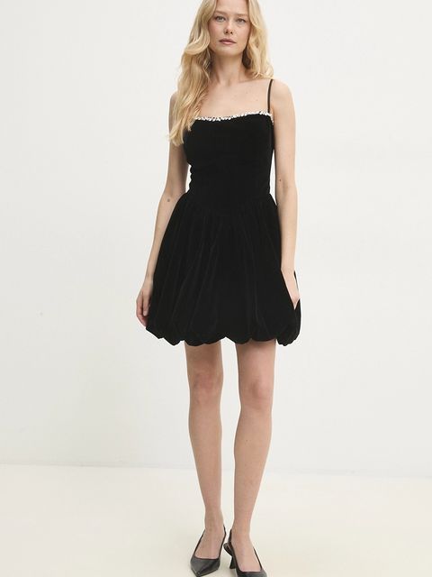 Answear.LAB sukienka welurowa - zdjęcie produktu nr 2