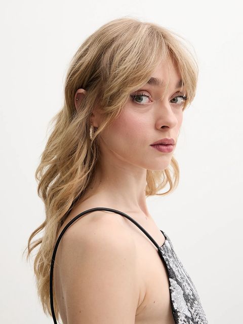 IRO top damska kolor czarny wzorzysta WM16ASSANE