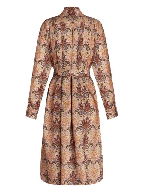 ETRO paisley-print belted midi shirtdress - Neutrals - zdjęcie produktu nr 2
