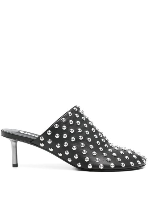 Jil Sander 60mm stud-embellished mules - Black - zdjęcie produktu nr 1