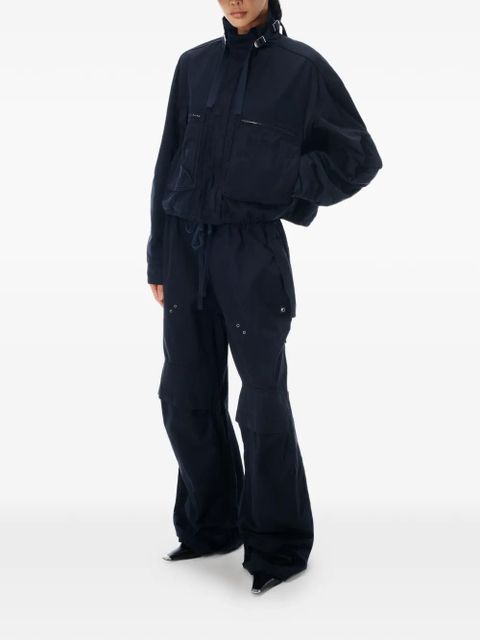 Alexander Wang cargo cropped cotton jacket - Blue - zdjęcie produktu nr 2