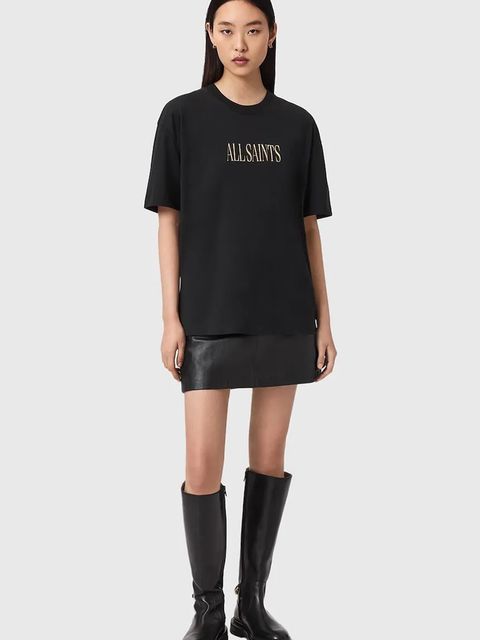 AllSaints t-shirt bawełniany CORA - zdjęcie produktu nr 2