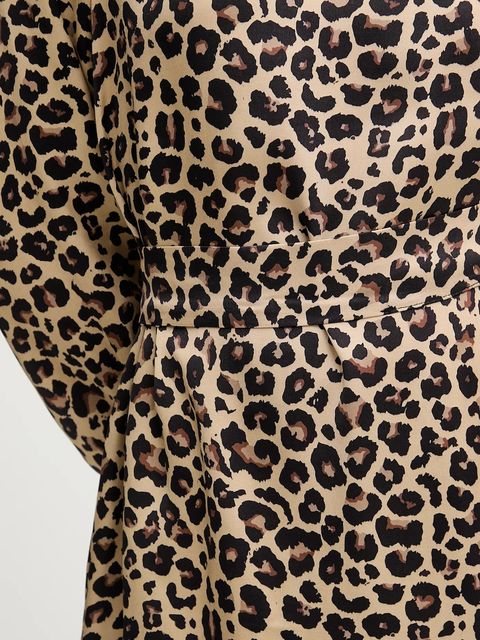 Answear.LAB sukienka kolor beżowy mini prosta