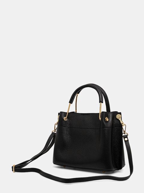 Answear.LAB torebka skórzana kolor czarny