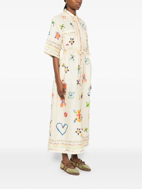 ALEMAIS Sidi shirt dress - Yellow