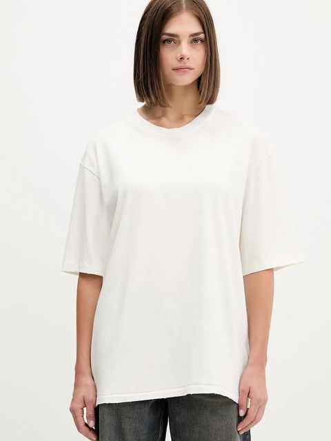 adidas Originals t-shirt bawełniany Washed damski kolor beżowy JX7724 - zdjęcie produktu nr 1