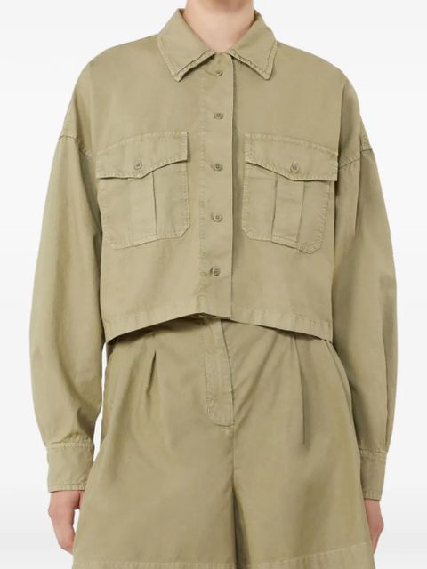 Weekend Max Mara pocket cotton shirt - Neutrals - zdjęcie produktu nr 2