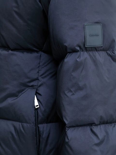 Calvin Klein kurtka puchowa kolor granatowy zimowa oversize LV044D525G