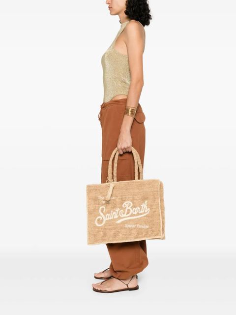 MC2 Saint Barth Vanity Raffia tote bag - Neutrals - zdjęcie produktu nr 2