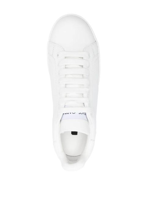 Dolce & Gabbana Portofino leather sneakers - White