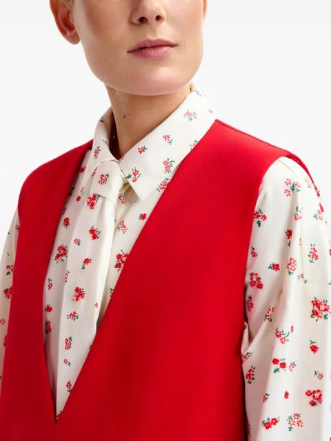 Essentiel Antwerp V-neck mini dress - Red