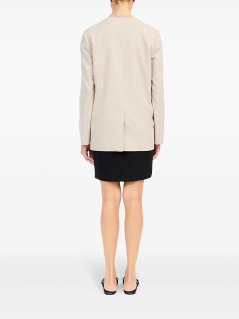 MM6 Maison Margiela single-breasted blazer - Neutrals