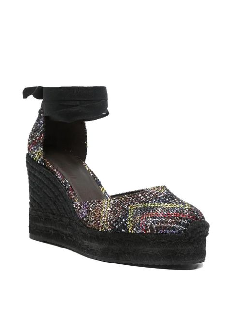 Missoni sequin-embellished heeled espadrilles - Black - zdjęcie produktu nr 2