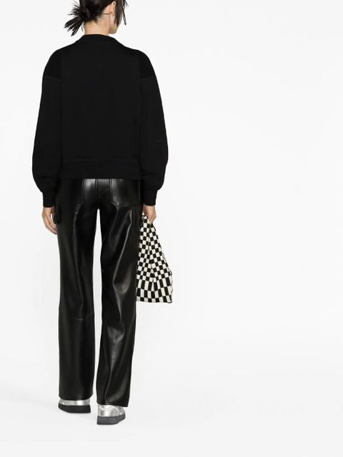 MARANT ÉTOILE Moby logo-print sweatshirt - Black