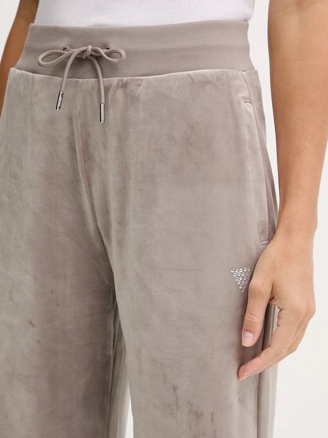 Guess spodnie dresowe COUTURE damskie kolor beżowy gładkie V3BB26 K0232 - zdjęcie produktu nr 2