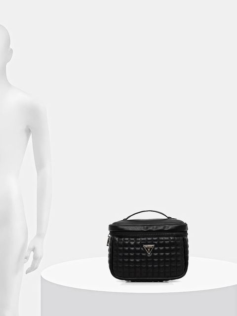 Guess kosmetyczka NADIRA kolor czarny TWQG84 24039