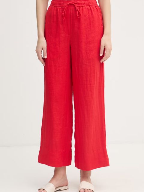 Tommy Hilfiger spodnie damskie lniane - zdjęcie produktu nr 2