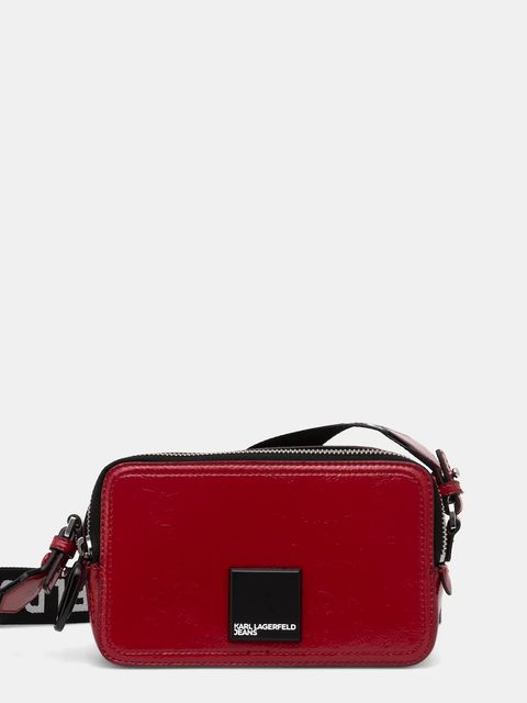 Karl Lagerfeld Jeans saszetka kolor czerwony B1W30137 - zdjęcie produktu nr 1