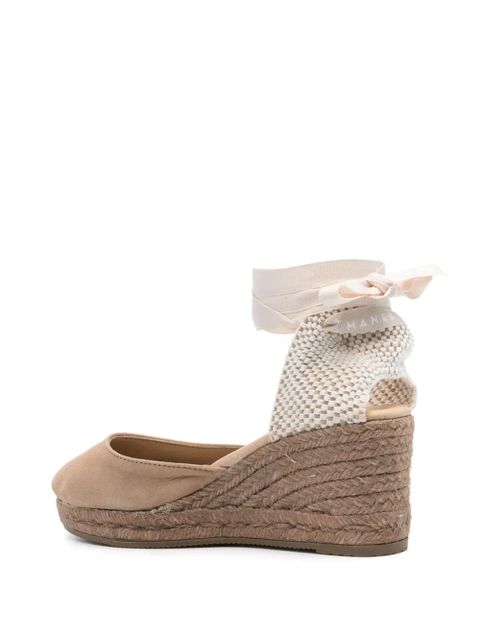 Manebi Hamptons 75mm wedge espadrilles - Neutrals - zdjęcie produktu nr 2