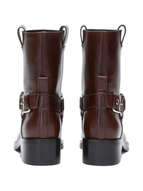 3.1 Phillip Lim buckle-strap boots - Brown