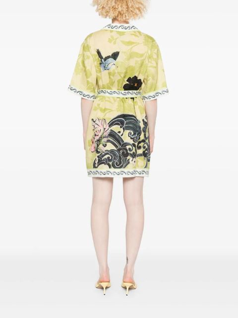 ALEMAIS Rochester mini dress - Green