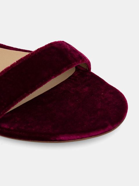 Lauren Ralph Lauren sandały Allie Mid kolor czerwony 802980559002