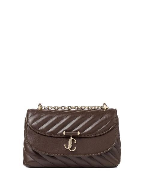 Jimmy Choo Curve S quilted crossbody bag - Brown - zdjęcie produktu nr 1