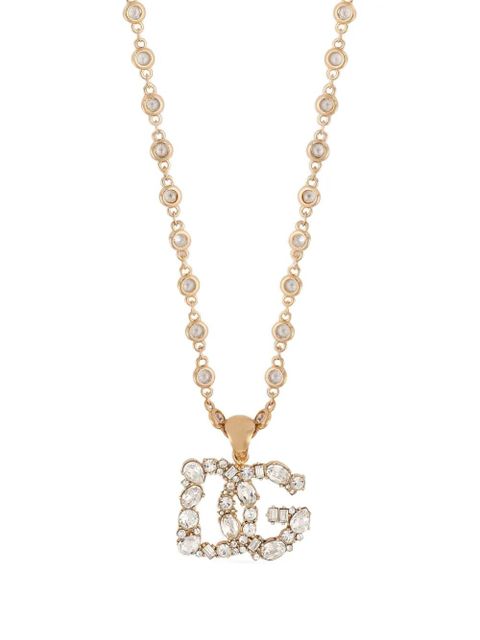 Dolce & Gabbana logo-pendant necklace - Gold - zdjęcie produktu nr 2