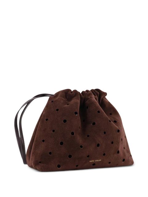 Manu Atelier Romy drawstring bucket bag - Brown
