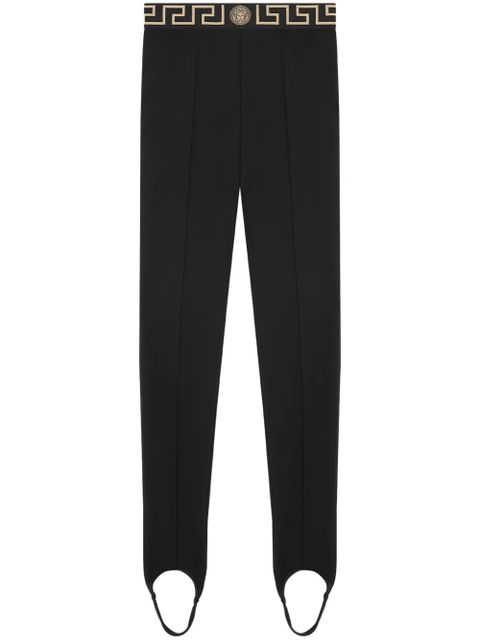 Versace Greca Border stirrup leggings - Black - zdjęcie produktu nr 1