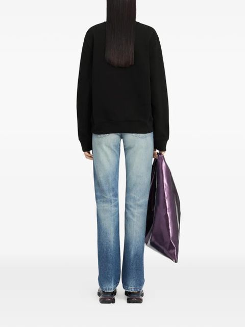 MM6 Maison Margiela logo sweatshirt - Black