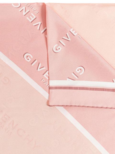 Givenchy logo-print scarf - Pink