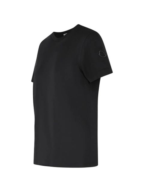 Moncler embossed-logo T-shirt - Black