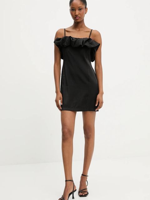 Answear.LAB sukienka kolor czarny mini dopasowana - zdjęcie produktu nr 2