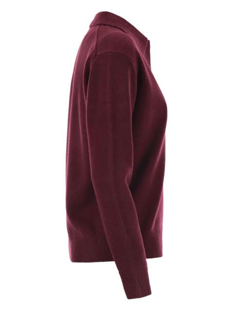 MC2 Saint Barth Eze polo-neck ribbed sweater - Red