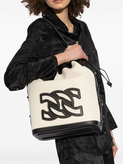 Casadei cotton-canvas bucket bag - Neutrals - zdjęcie produktu nr 2