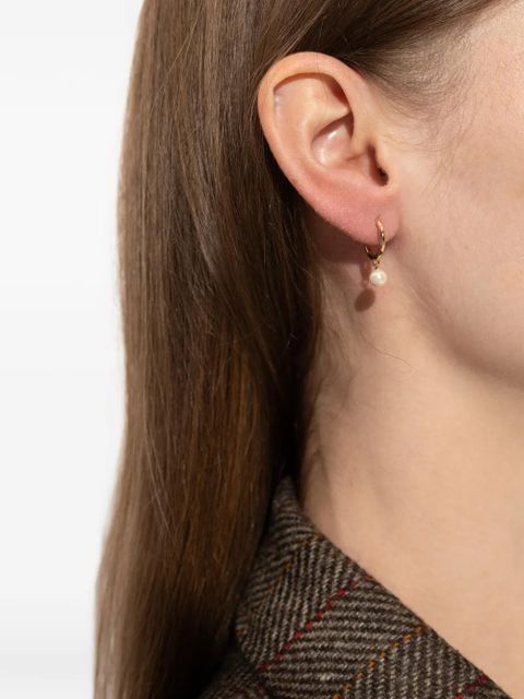 Tory Burch Kira hoop earrings - Gold - zdjęcie produktu nr 2