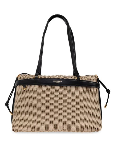 Dolce & Gabbana woven tote bag - Neutrals - zdjęcie produktu nr 1
