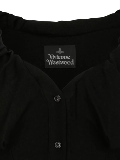Vivienne Westwood Kendall ruffled buttoned shirt - Black