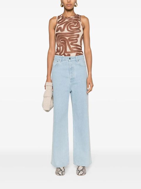 Nanushka Josine wide-leg jeans - Blue
