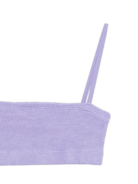 Hunza G square-neck bikini - Purple