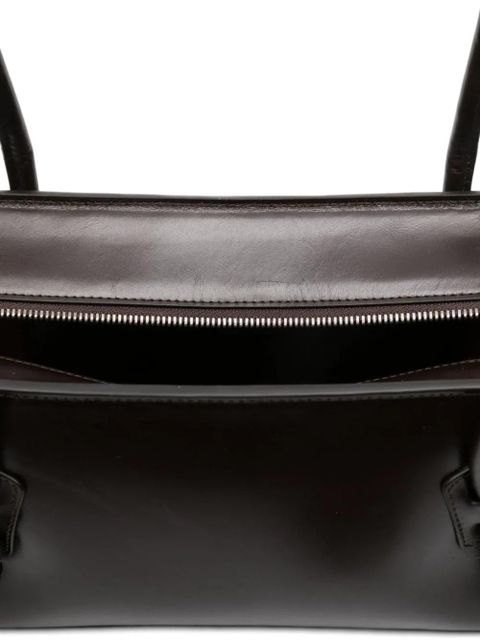 Hereu Fleca leather shoulder bag - Brown