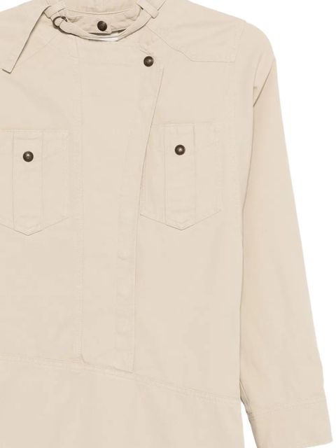 MARANT ÉTOILE Nouria chest-pocket mini dress - Neutrals