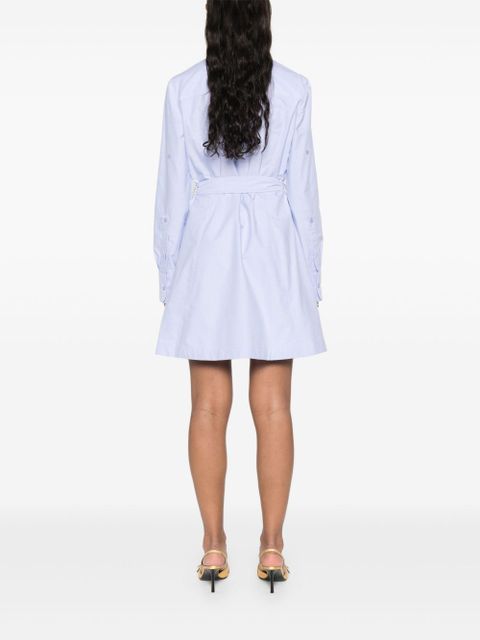 Givenchy embroidered mini dress - Blue